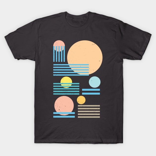 80s Sunrise and Sunset T-Shirt by Vanphirst